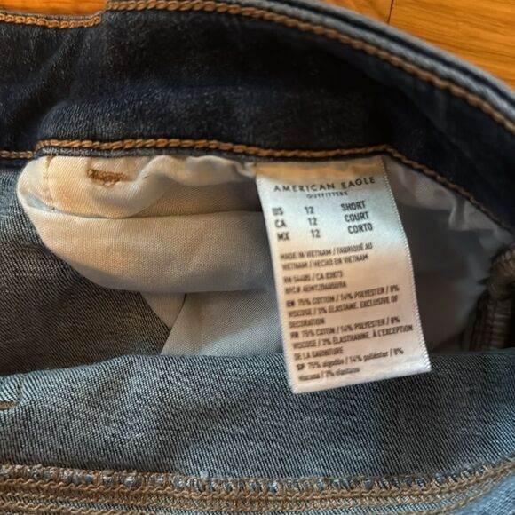 American Eagle High-rise Jeggings Sz 12 Short - Picture 4 of 5